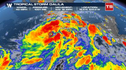 T.S. Dalila Forms in the Eastern Pacific
