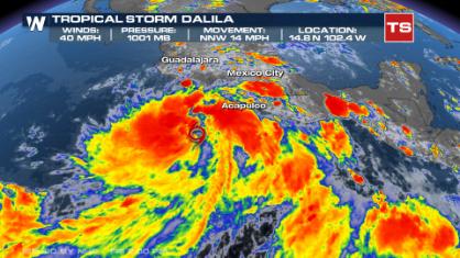T.S. Dalila Forms in the Eastern Pacific
