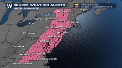 Storms Leave Thousands in the Dark, Target I-95 Thursday
