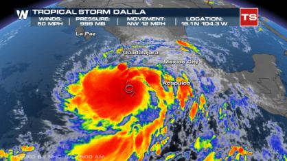 Record Fast Start to the Eastern Pacific Season as Dalila Churns