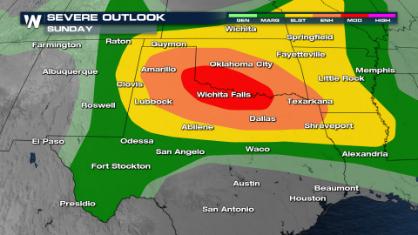 Severe Threat Continues for the Southern Plains
