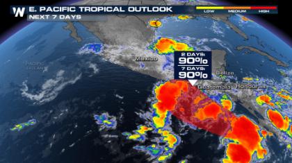 Another Storm to Replace Dalila in the Pacific