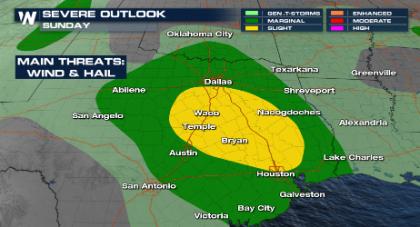 Plains Storms Heading to Texas