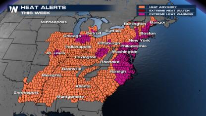 Half of the Country Under Heat Alerts