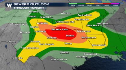 Severe Weather Outbreak In Southern Plains
