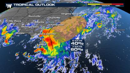 NHC Monitoring Front in the Southeast Ahead of 4th of July
