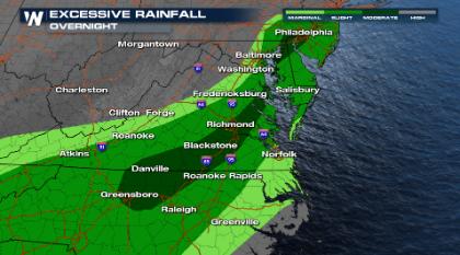 Flash Flooding Likely in the Northeast