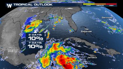 NHC Monitoring Several Areas in the Tropics