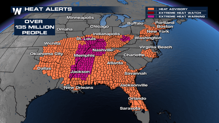Millions of Americans Under Heat Alerts - WeatherNation