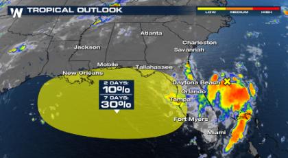 Invest 93L Develops Off Florida Coast, CSU Updates Seasonal Forecast