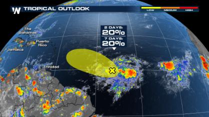Invest 94L develops in the Atlantic