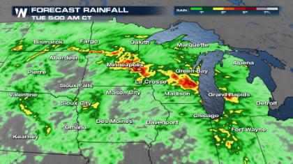 Rounds of Storms: Northern Plains to the Great Lakes