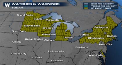 Canadian Wildfire Smoke Triggers Air Quality Alerts Across Upper Midwest