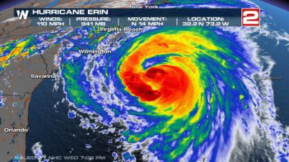 Hurricane Erin Targets East Coast: Tropical Storm Alerts and Evacuations Underway