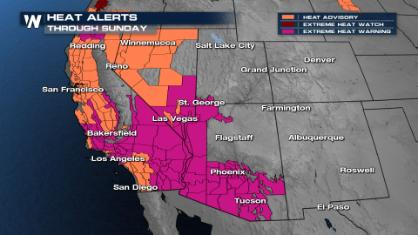 Scorching Temperatures This Week Out West