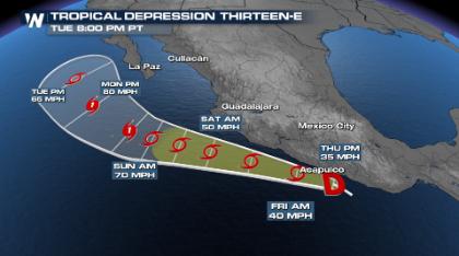Eastern Pacific: Where All of the Activity Has Been Recently