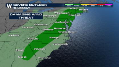 Cold Front Drives Severe Storms Through Thursday
