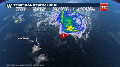 Tropical Update: Kiko decreases to a Tropical Storm