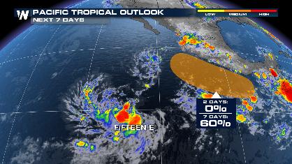 New Activity out in the Eastern Pacific