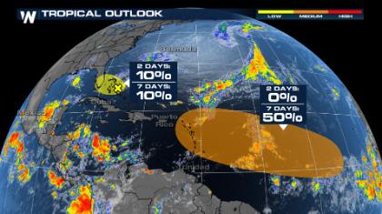 Tropics: Watching Two Regions For Development, Rough Atlantic Surf