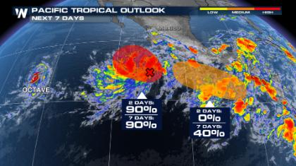 Tropics: Eastern Pacific Stays Active