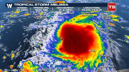 Melissa Forecast to Become Major Hurricane in the Caribbean