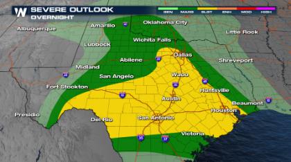 Multiple Rounds of Severe Thunderstorms Across Texas