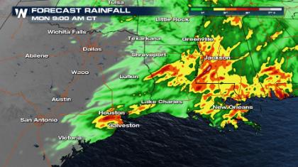 Growing Flooding Concern Across the Gulf