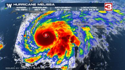 Melissa is Rapidly Intensifying in the Caribbean