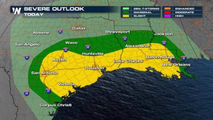 Multiple Rounds of Severe Thunderstorms Across Texas