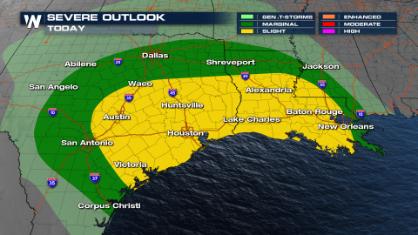 Multiple Rounds of Severe Thunderstorms Across Texas