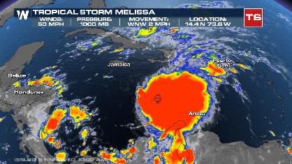 Tropical Storm Melissa Casts Cloud of Uncertainty