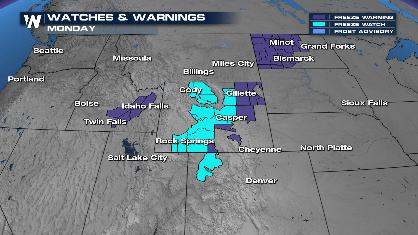 Fall Front Triggers Frost and Storm Threat