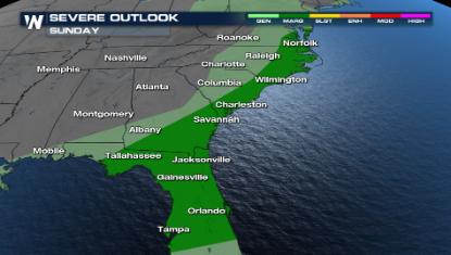 Weekend Severe Threat Across the South