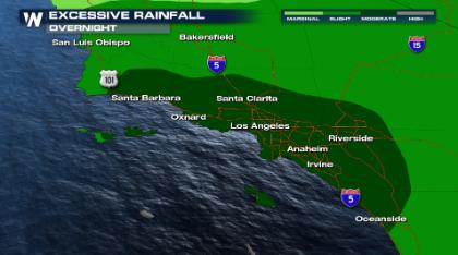 Pacific Low Bringing Active Weather Across California