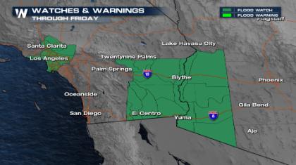 Flood Risk Elevated in Southern California