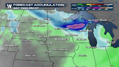 First Snow Forecast of the Season for the Northern Plains