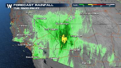 Unsettled Weather Continues in California Nevada
