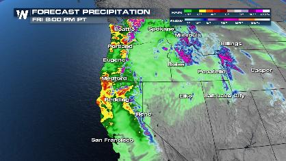 Next Big Push Of Moisture in the Northwest