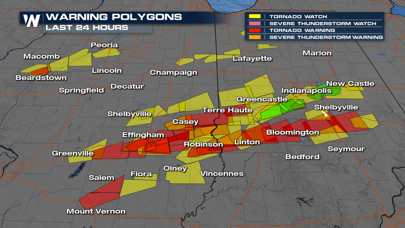 Strong Storms Spawned Tornadoes in Illinois Amid Elevated Severe Threat ...