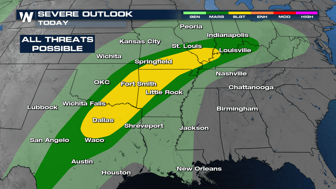 Severe Thunderstorms Possible The Rest of the Week - WeatherNation