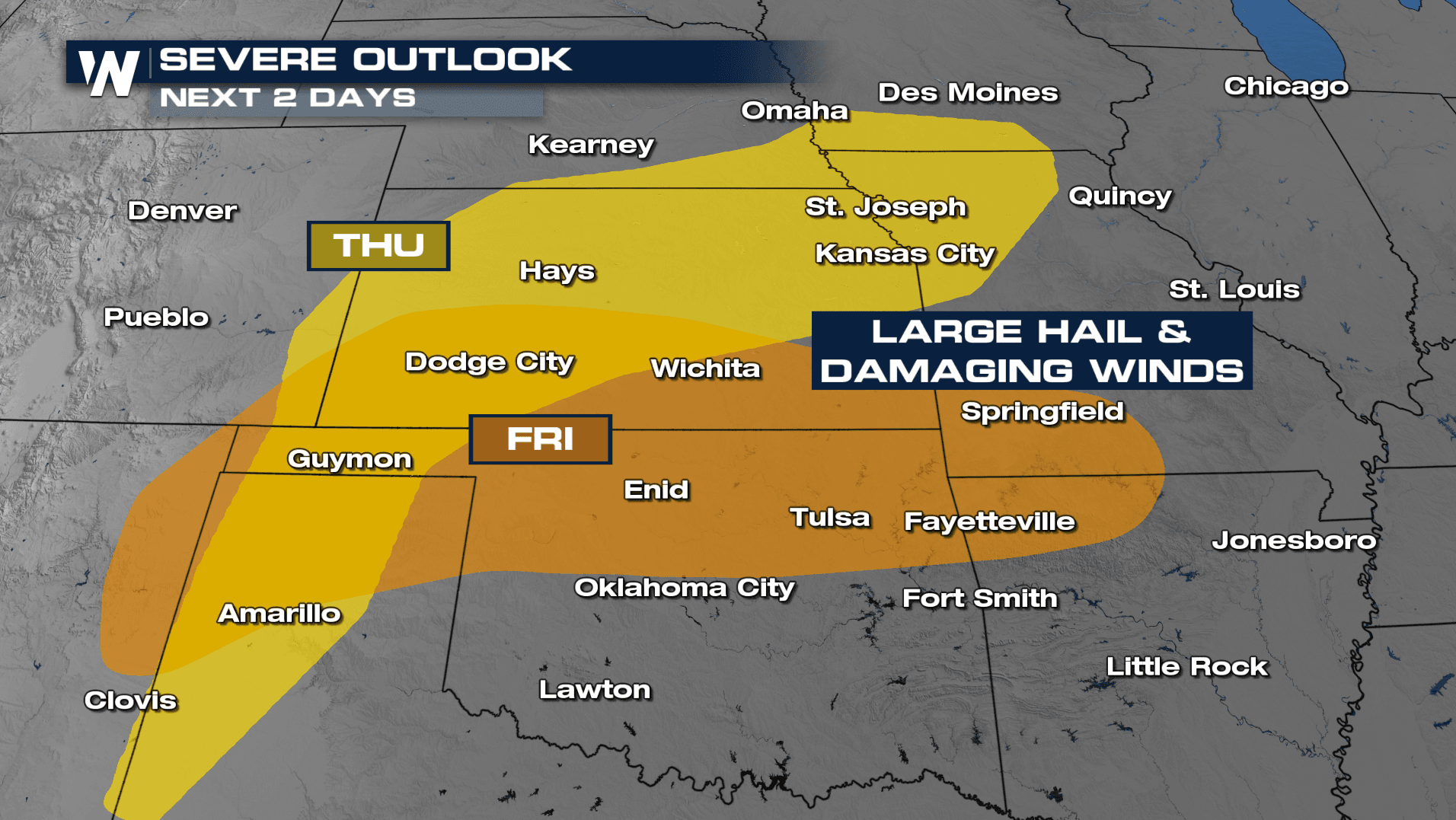 Severe Storm Threat Builds Across Plains With Flooding Concerns ...
