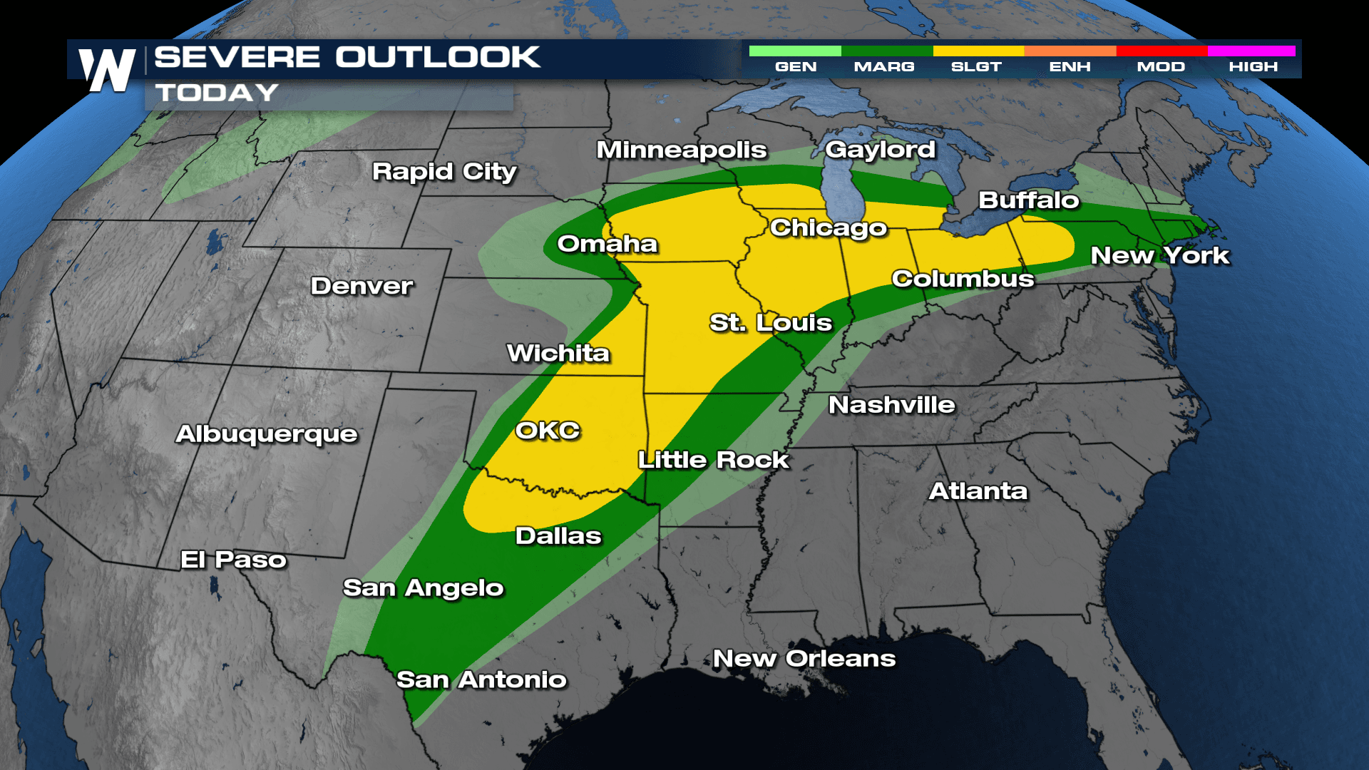 Tornado, Hail, and Flood Threat Grows Across Central U.S. - WeatherNation