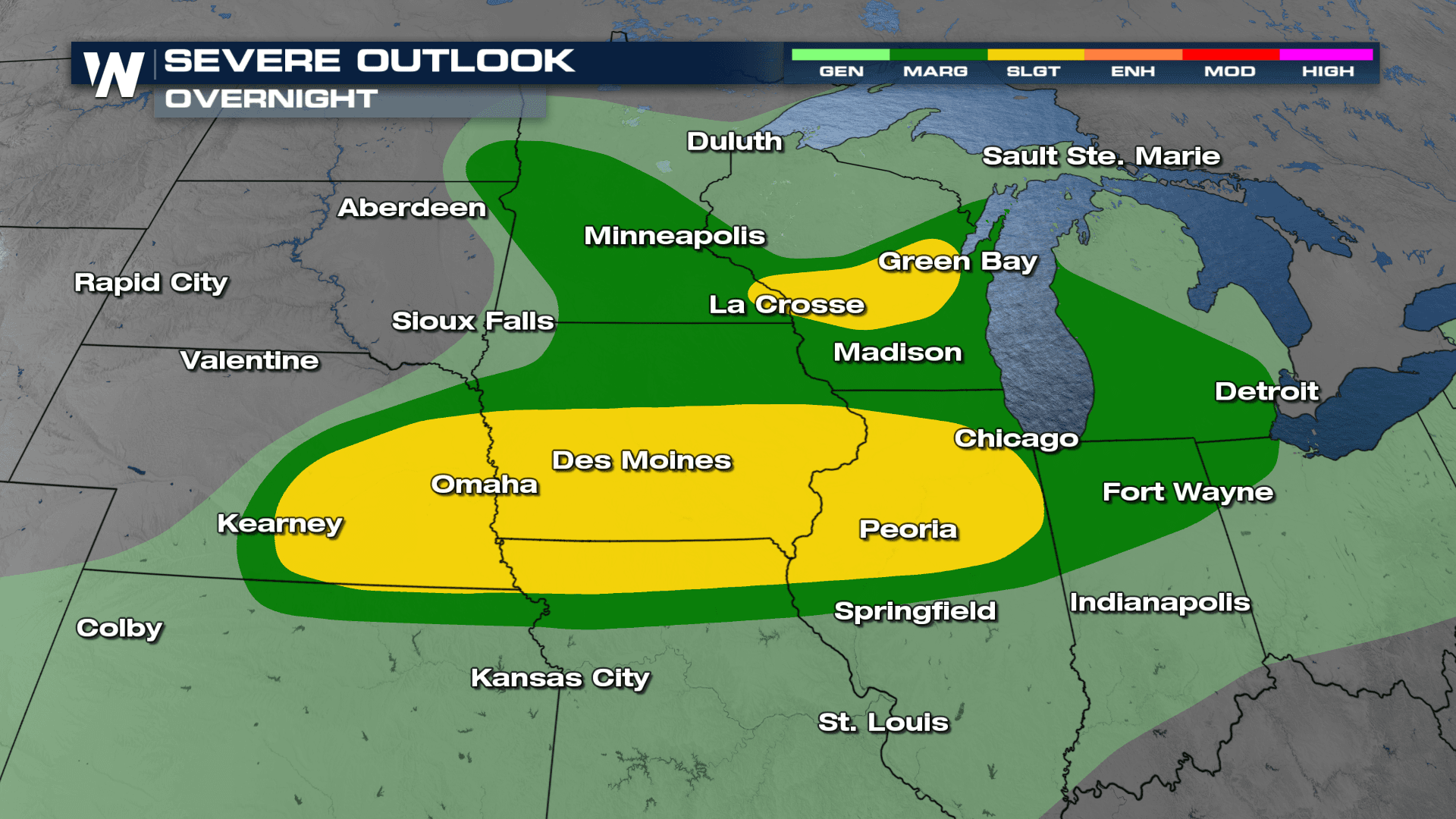 Severe Storms Target the Midwest Overnight - WeatherNation