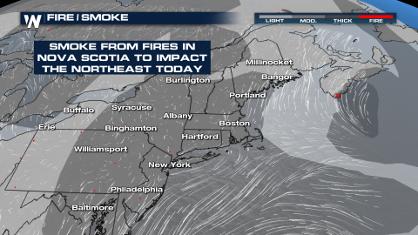 Wildfire Smoke in the Northeast & Fire Threat in the Southwest