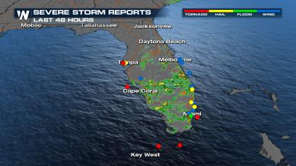 Florida Thunderstorm Chances Persist through Friday