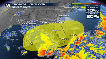 Rainy Pattern Returns to Florida & Tropical Interest
