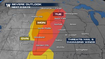 Northern Plains: Unsettled Weather