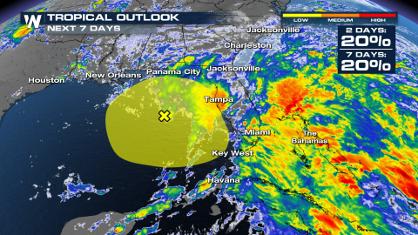 Potential Tropical Development in the Gulf