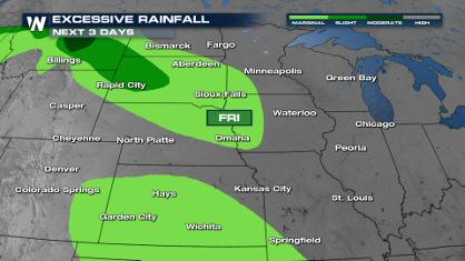 Rain Continues for the Plains & Upper Midwest